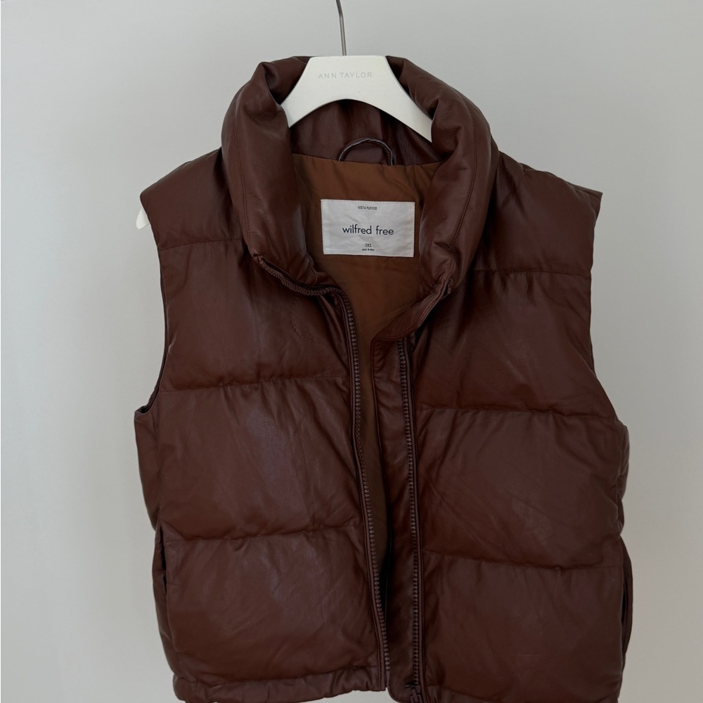 Wilfred Brown Puffer Vest